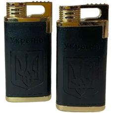 Зажигалка Украина Газовая Black Турбо Design Aura