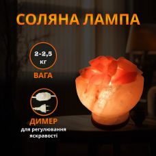 Соляная Лампа Чаша Огня (Солевая) Светильник