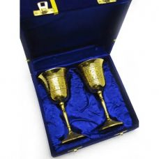 Бокалы Бронзовые Набор 2 шт 140 мл Позолоченные H-16 см