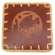 Подставка по Горячее Рыбы Терракот (Для Посуды) 23x23 см