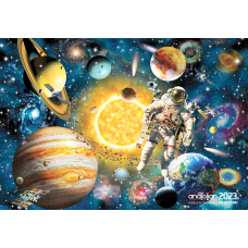 Пазлы Мультипликационная Космонавт 260 Элементов фото