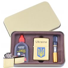 Зажигалка Бензиновая Украина Герб Набор фото