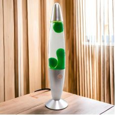 Лава Лампа 34 см Настольная (Ночник) Зеленая