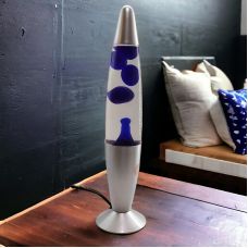 Лава Лампа 34 см Настольная (Ночник) Синий