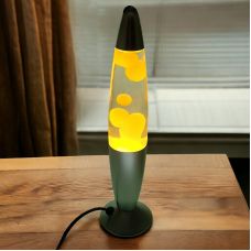 Лава Лампа 34 см Настольная (Ночник) Желтая