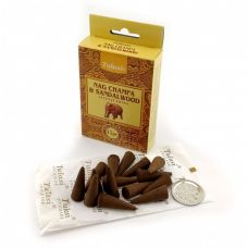 Аромат для дома Наг Чампа и Сандал благовоние Аромаконусы Tulasi фото