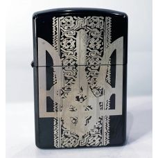 Зажигалка Украина Big Подарочная Набор (Бензин, Коробка) Бензиновая