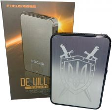 Портсигар с Зажигалкой Металл Ukraine Герб Меч