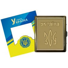 Портсигар на 20 сигарет Украина ЗСУ фото