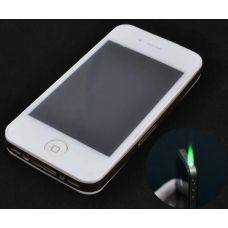 Зажигалка подарочная IPhone Турбо пламя White
