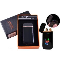Электроимпульсная USB Зажигалка две молнии, подсветка Eagle