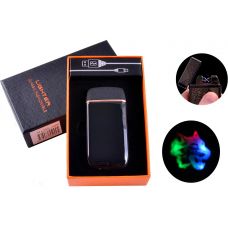 Электроимпульсная USB Зажигалка две молнии, подсветка Shock