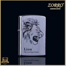 Зажигалка бензиновая ZORRO Lion картинка Зажигалка бензиновая ZORRO Lion фото