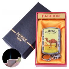 Зажигалка-брелок в подарочной коробке CAMEL Острое пламя фото