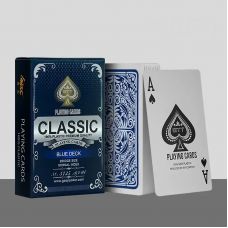 Карты Игральные 54 Карт Index Стандартная Колода Синие Classic Blue Chips
