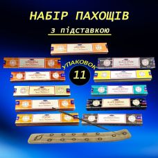 Набор Благовония Индийский Дух и Подставка Подарок, Аромапалочки для дома (6 Упаковок) фото