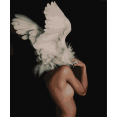 Картина по номерам "Абстракция в крыльях" BrushMe