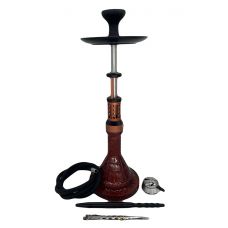 Кальян 80 см Moon Premium Бордовый Полный Комплект фото