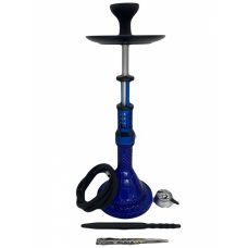 Кальян 80 см Moon Premium Синий Полный Комплект фото