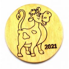 Магнит Корова 2021