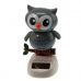 Сова Танцует, Статуэтка на Солнечной батарее 10,5х6х6 см Серая