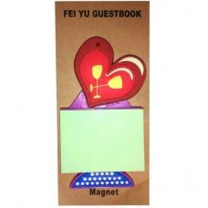 Магнит Со Стикерами Сердце 9х5 см Bokal