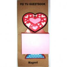 Магнит Со Стикерами Сердце 9х5 см React