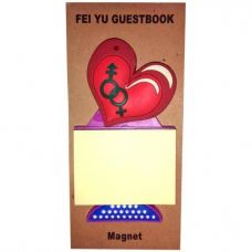 Магнит Со Стикерами Сердце 9х5 см Hearts