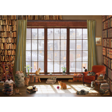 Пазлы Кошки у Окна 1000 Элементов фото