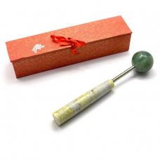 Массажер Нефритовый Молоток 20х4х4 см (Футляр) картинка Массажер Нефритовый Молоток 20х4х4 см (Футляр) фото