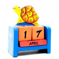 Настольный Календарь Черепашка Shell, 10х7,5х4 см Деревянный