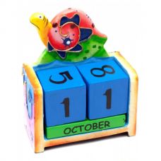 Настольный Календарь Черепаха Wyvern, 15х10х5 см Деревянный