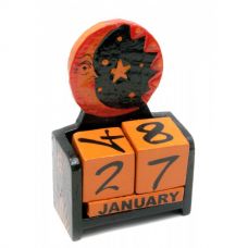 Настольный Календарь Луна Солнышка, 17х10х5 см Деревянный