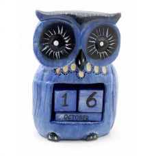 Настольный Календарь Сова, 13х6х8 см Деревянный