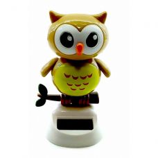 Сова Танцует, Статуэтка на Солнечной батарее 10,5х6х6 см Flip Flap