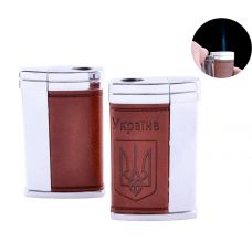 Зажигалка Украина Color Silver Газовая