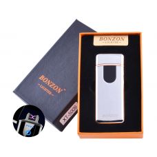 Электроимпульсная Зажигалка Mads Silver (Подарочная коробка) USB фото