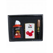 Зажигалка, Мундштук, Бензин Набор 3в1 Love China