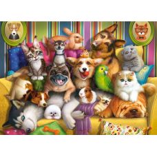 Пазлы Задорные Животные 70 элементов фото