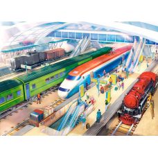 Пазлы Вокзал 100 элементов фото