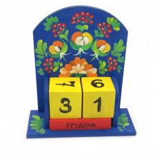 Настольный Календарь Червона Калина 155х142х60 мм Деревянный