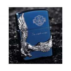 Зажигалка Бензиновая Zorro Wings BluePremium (Упаковка) фото