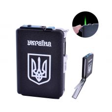 Портсигар на 10 сигарет и Зажигалка (Подарочный) Украина Патриот