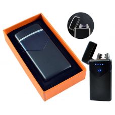 Электроимпульсная Зажигалка Aura Black (Подарочная коробка) USB
