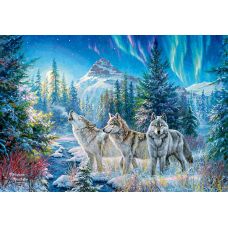 Пазлы Волки в Лесу 1500 элементов фото