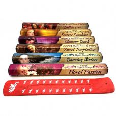 Набор Благовония Магия Любви и Подставка Подарок, Аромапалочки для дома Tulasi фото