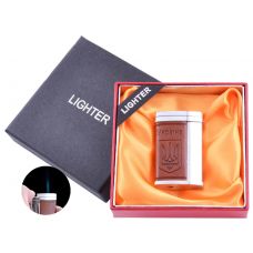 Зажигалка Украина SIlver Газовая Коробка