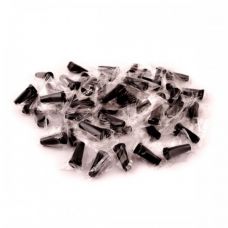 Мундштуки для кальяна, 100 шт, 4-10мм, (Пластик) Черные