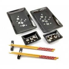 Набор для Суши 28х28x3.5 см Dark Sakura Сервиз (Посуда) 2 Персоны