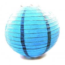 Бумажный Фонарик Ocean, Голубой D-40 см (Китайский Шар)